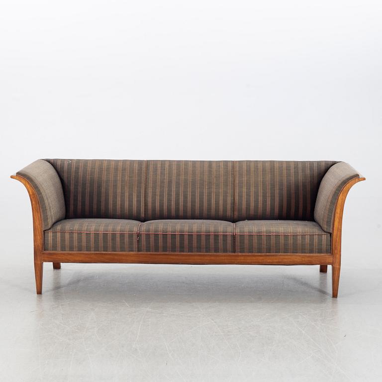FRITS HENNINGSEN, a mahogany sofa mid 1900's.
