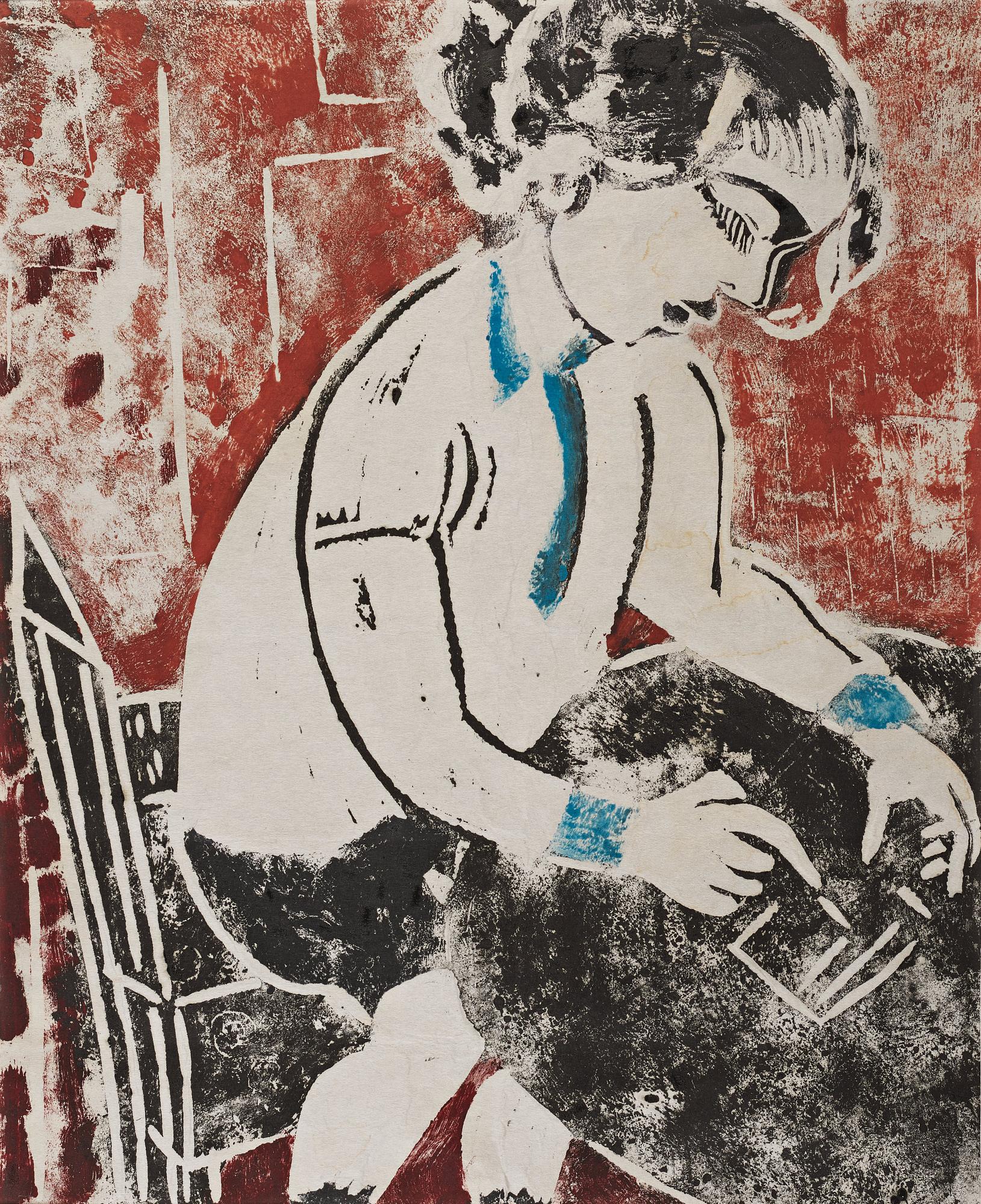 Sigrid Hjertén, Iván playing.