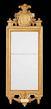 1419. A Gustavian mirror by J. Åkerblad, master 1758.