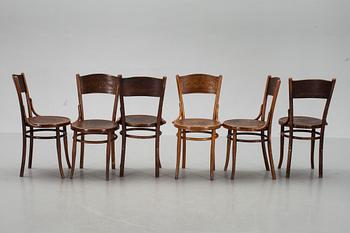 STOLAR, 6 st,  Jacob & Josef Kohn, Wien, 1900-talets början.