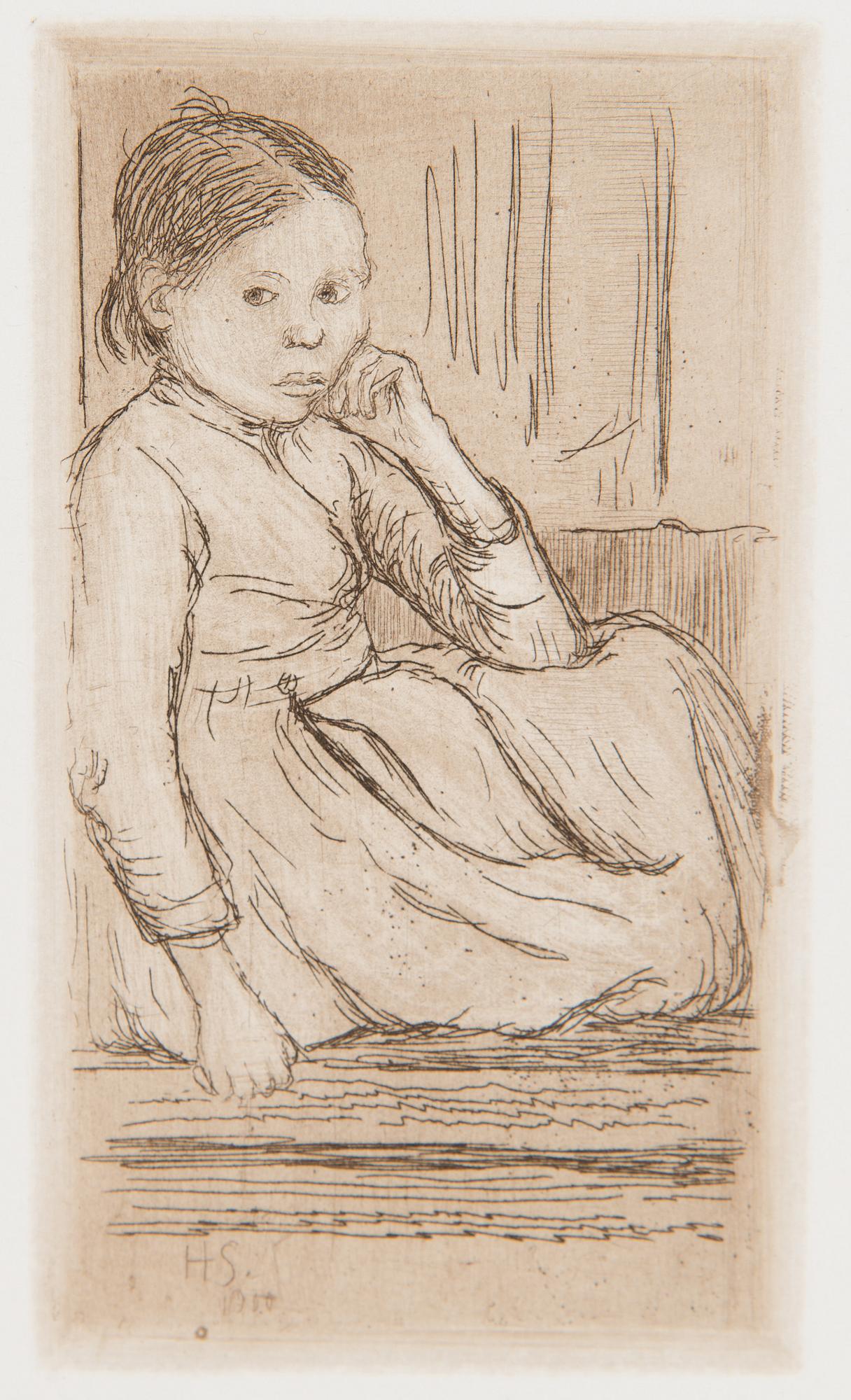 Hugo Simberg, "Flicka".