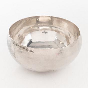 Roland Lantz, a silver bowl, Stockholm, 1982.