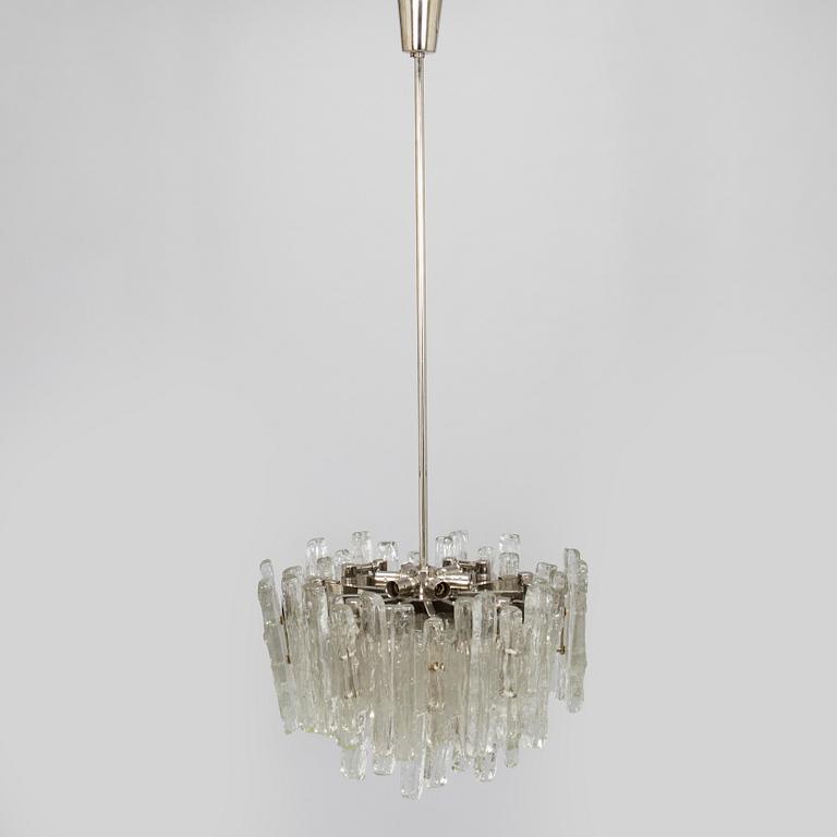 Taklampa, "Ice block chandelier", J.T Design, Kalmar, Österrike, 1960-tal.