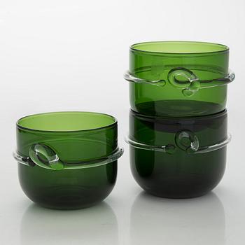 Michael Bang, six flower pots, Holmegaard, Denmark.