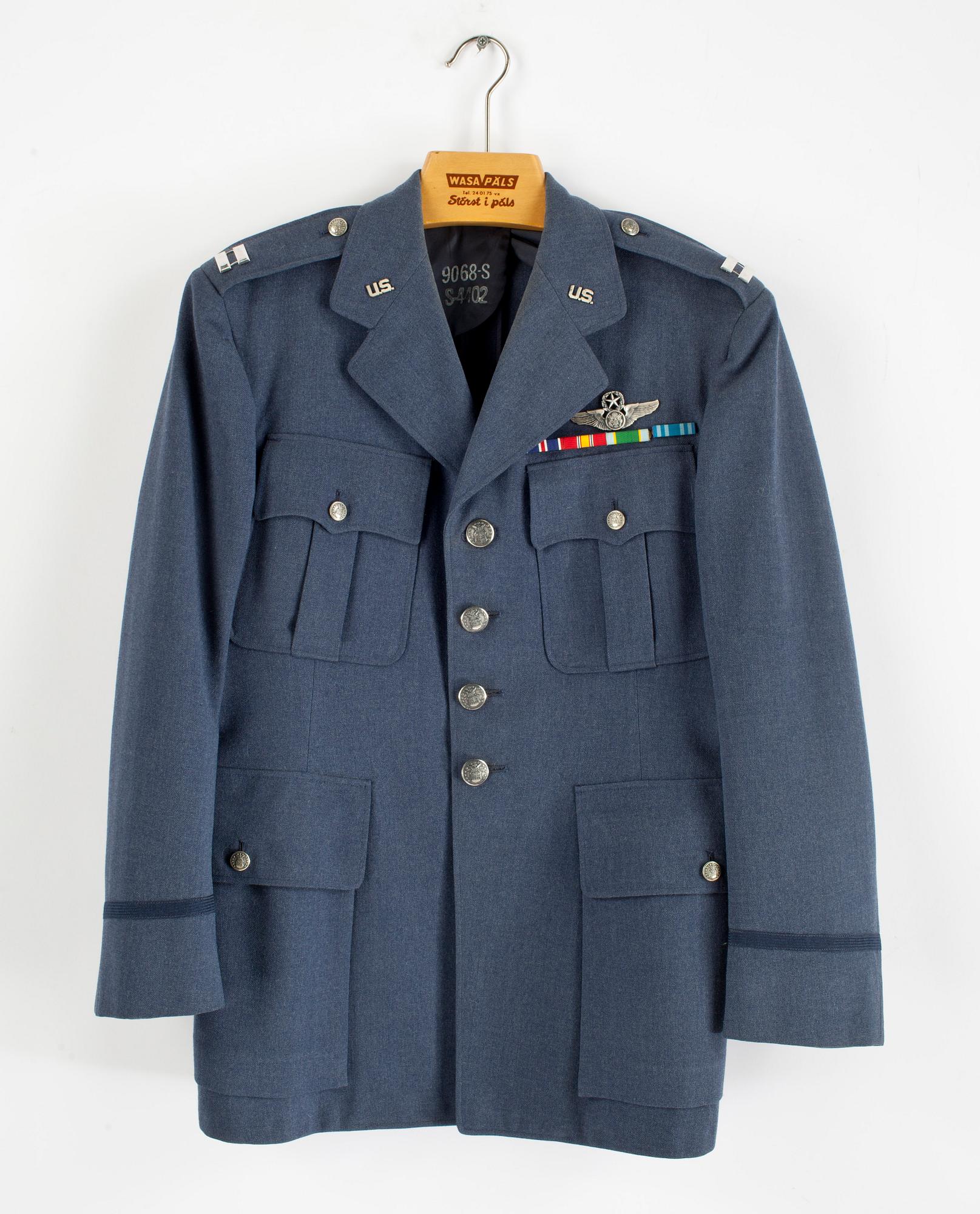 UNIFORM, 4 delar, US airfoce, 1900-talets andra hälft.