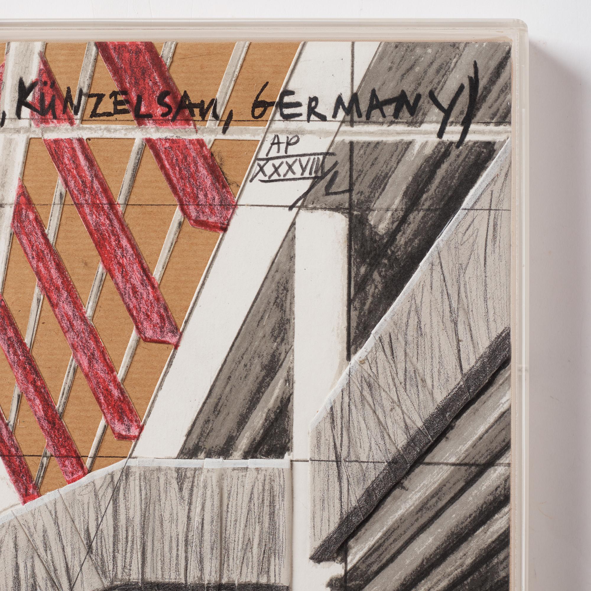 Christo Vladimirov Javacheff, "Wrapped floors and covered windows (Project for Museum Würth, Künzeisa)".