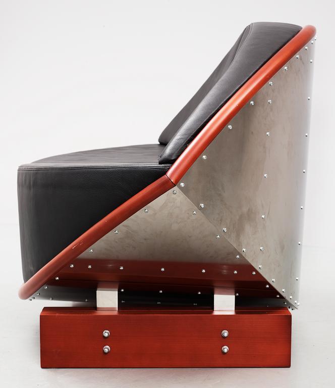 A Sigurdúr Gustafsson 'Keflavik' sofa executed by Källemo, Sweden 2000.