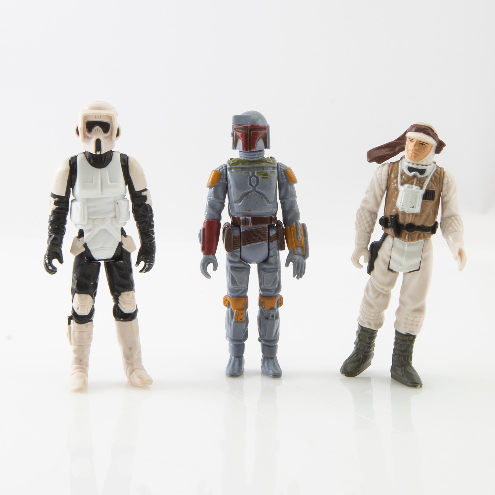 Collection of Star Wars figures, late 1970s-early 1980s.