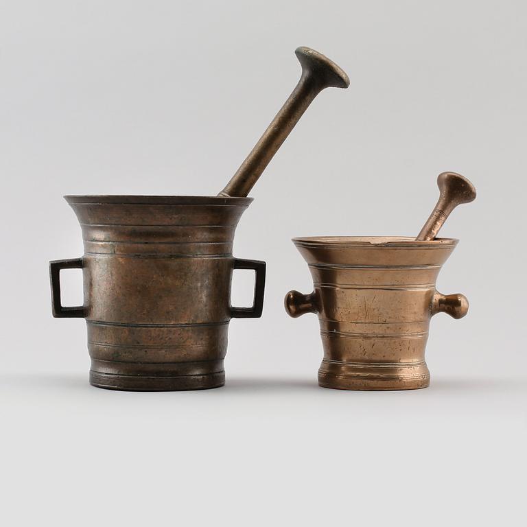 MORTLAR, 2 st, 1700-/1800-tal.