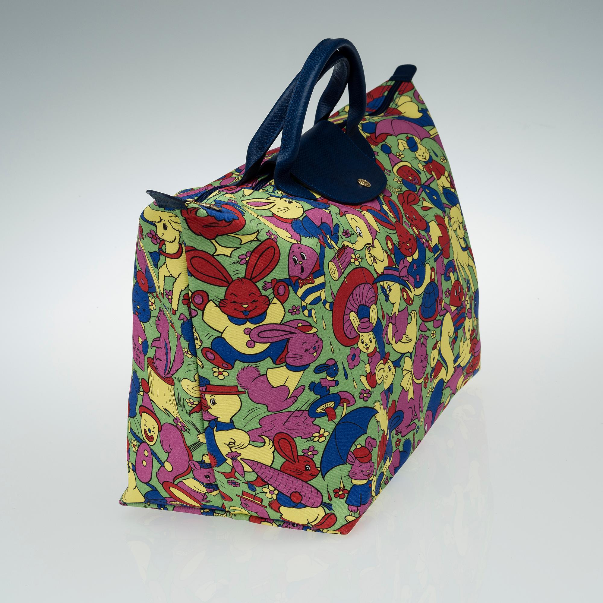 BAG Le Pliage Jeremy Scott for Longchamp. Bukowskis