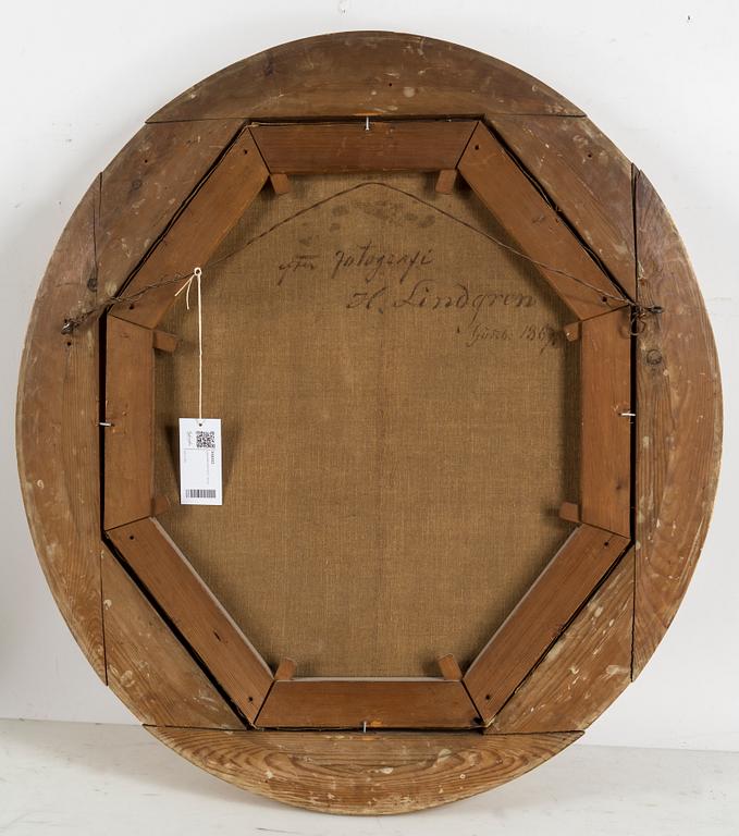 HILDA LINDGREN, a pair. Oil on canvas, signerad and dated 1867.