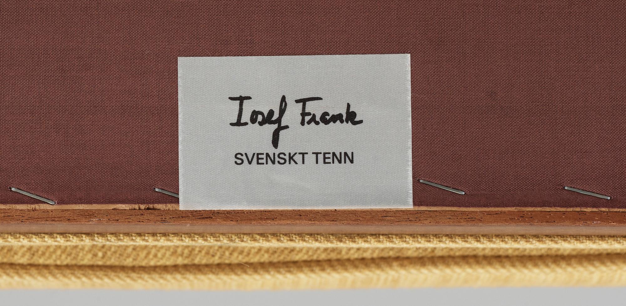 KARMSTOL, modell 868, Josef Frank för Firma Svenskt Tenn. 1900-talets andra hälft.