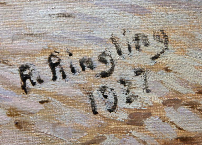 OKÄND KONSTNÄR, oljemålning på duk, sign R. Ringling o dat- 1927.