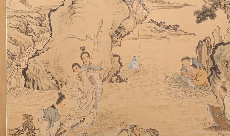 SCROLL, Kina, omkring år 1900.