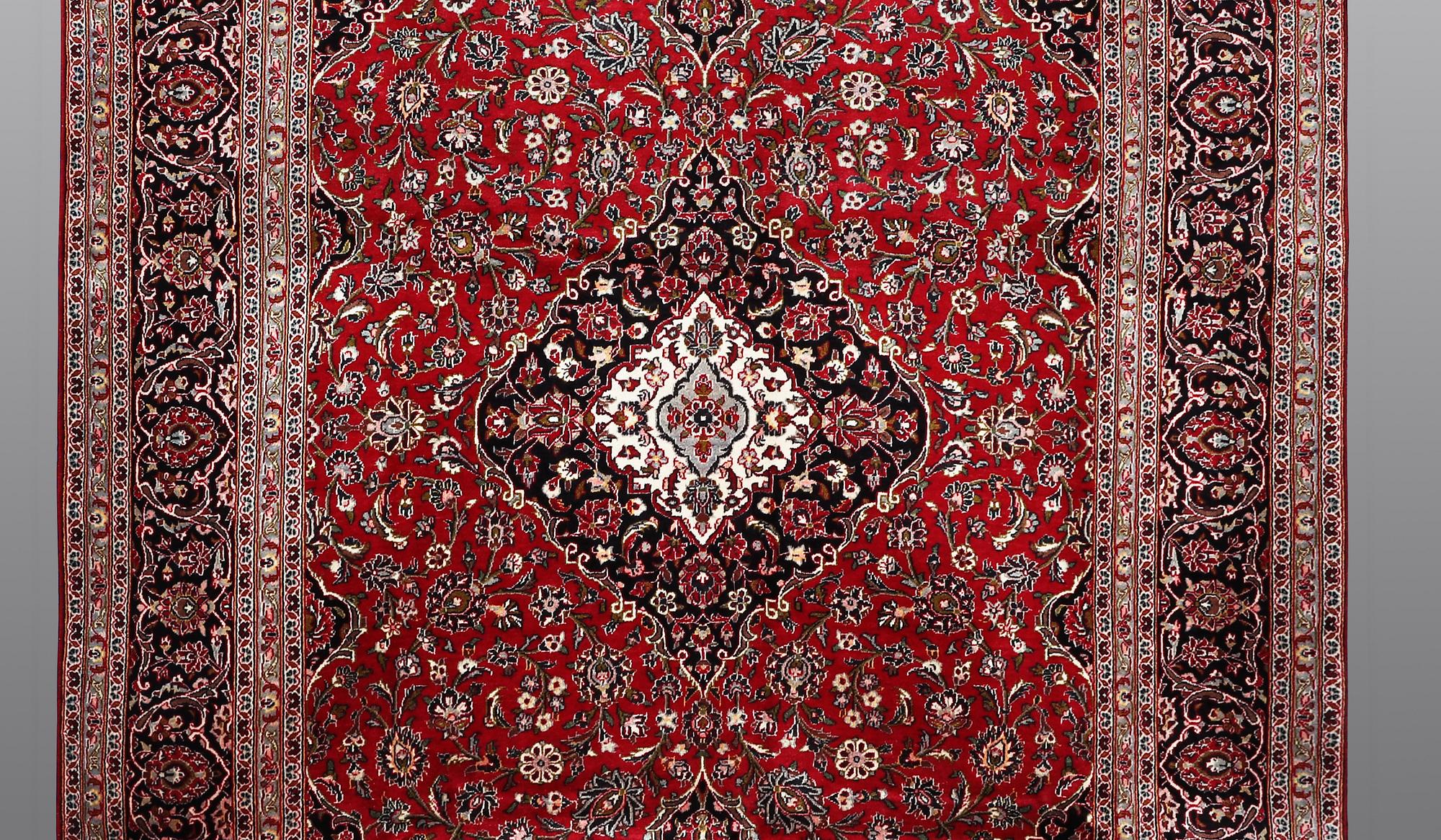 A CARPET, Kashan, ca  405 x 286 cm.