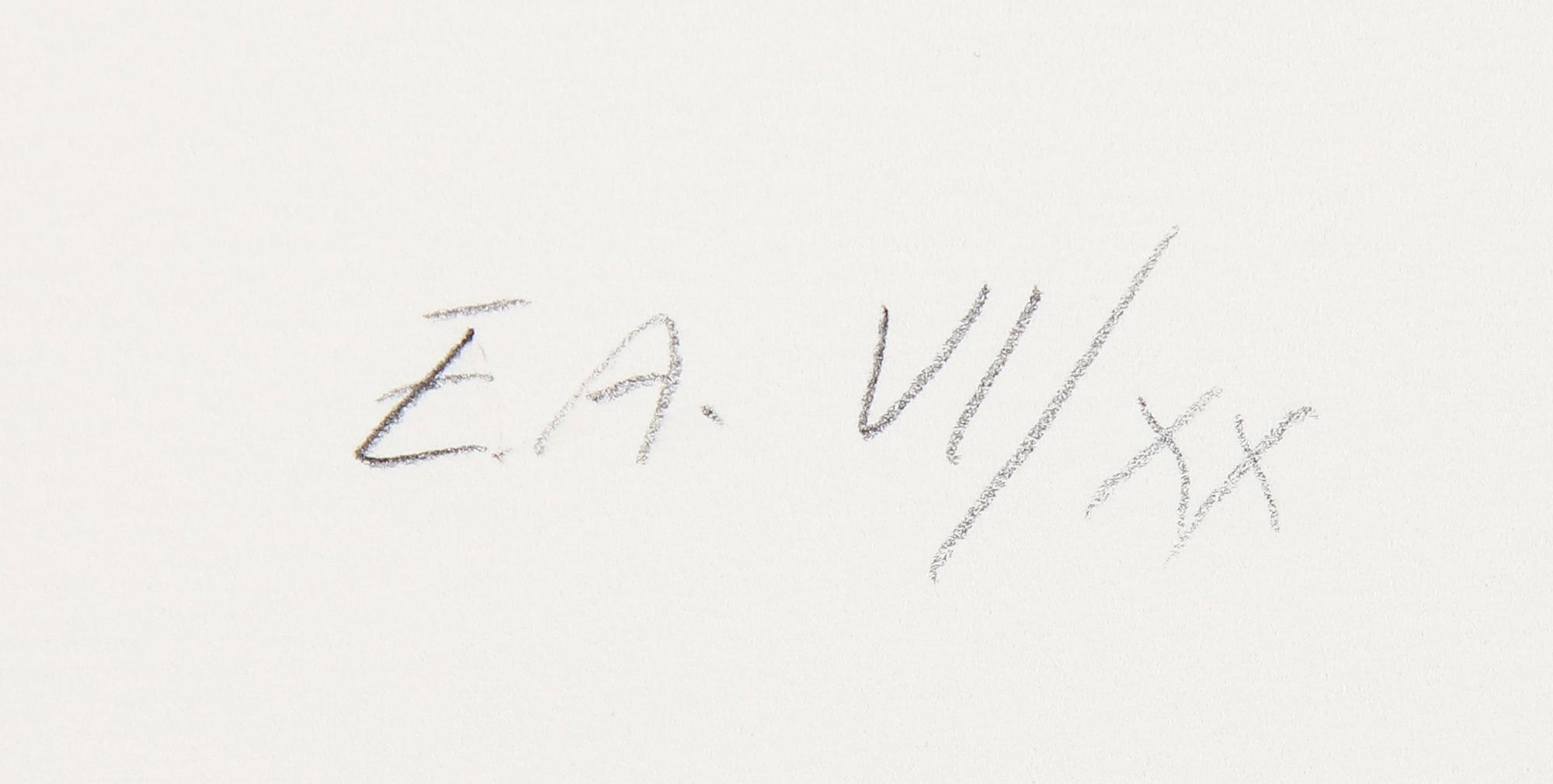YRJÖ EDELMANN, öithograph in colours, 1991, stamped signature EA VI/XX.