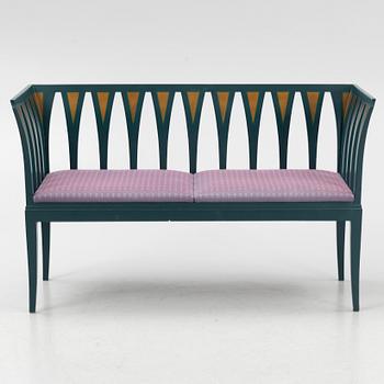 Eliel Saarinen, soffa "The Blue Settee", Adelta, Finland 1983.