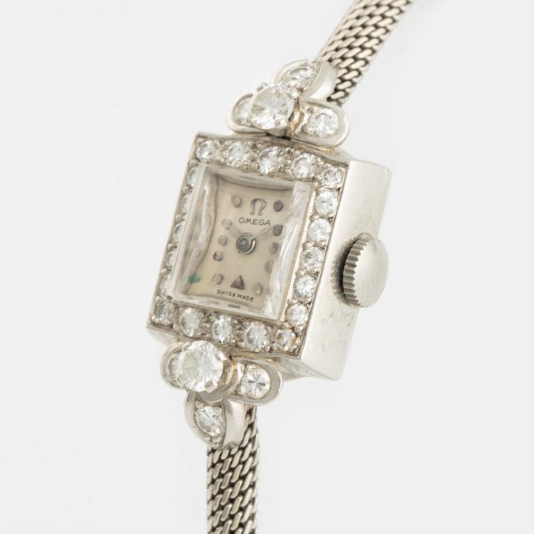 Omega, wristwatch, 12,5 x 14,5 mm.