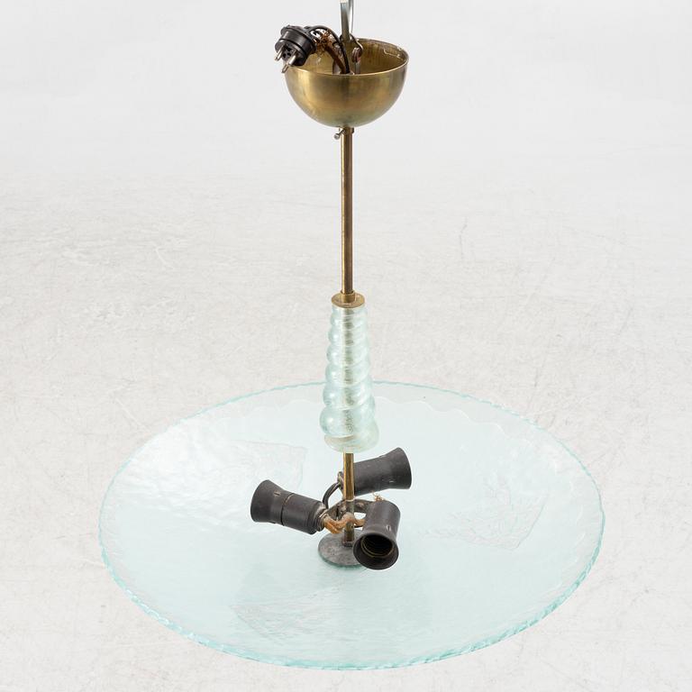 A "Swedish Grace" ceiling lamp, 1930s.