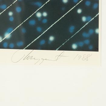 James Rosenquist, färgoffset med serigrafi, 1988, signerad 30/100.