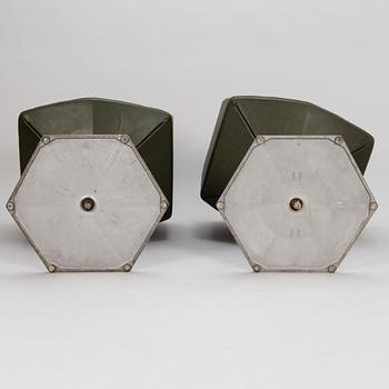 VOITTO HAAPALAINEN, fåtöljer, ett par, "Prisma" Martela 1970-tal.