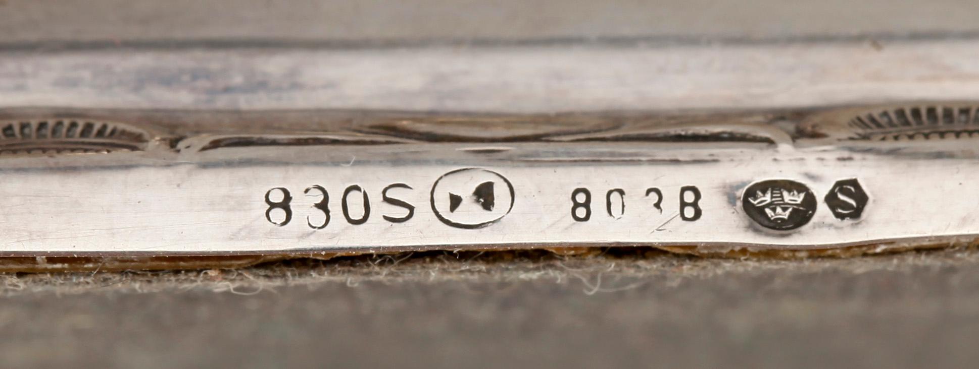 LJUSSTAKAR, ett par, silver. Svenska importstämplar, 1900-tal.