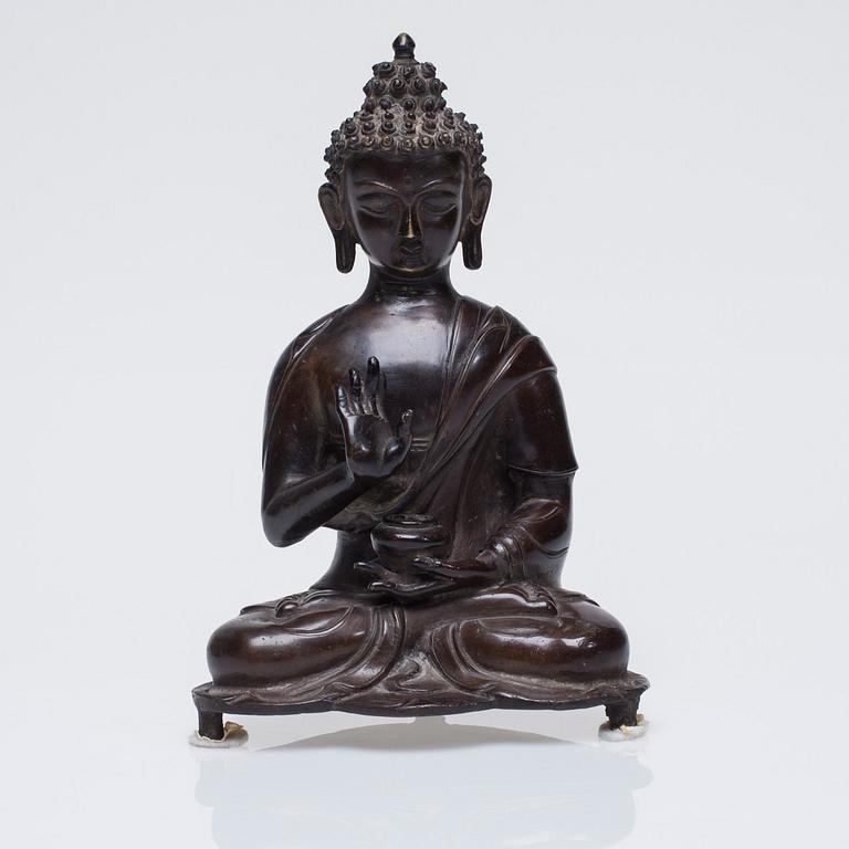 BUDDHA, brons, Kina, 1900-talets senare hälft.