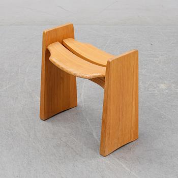 Gilbert Marklund, a 'Jonte' pine stool, designed 1969.
