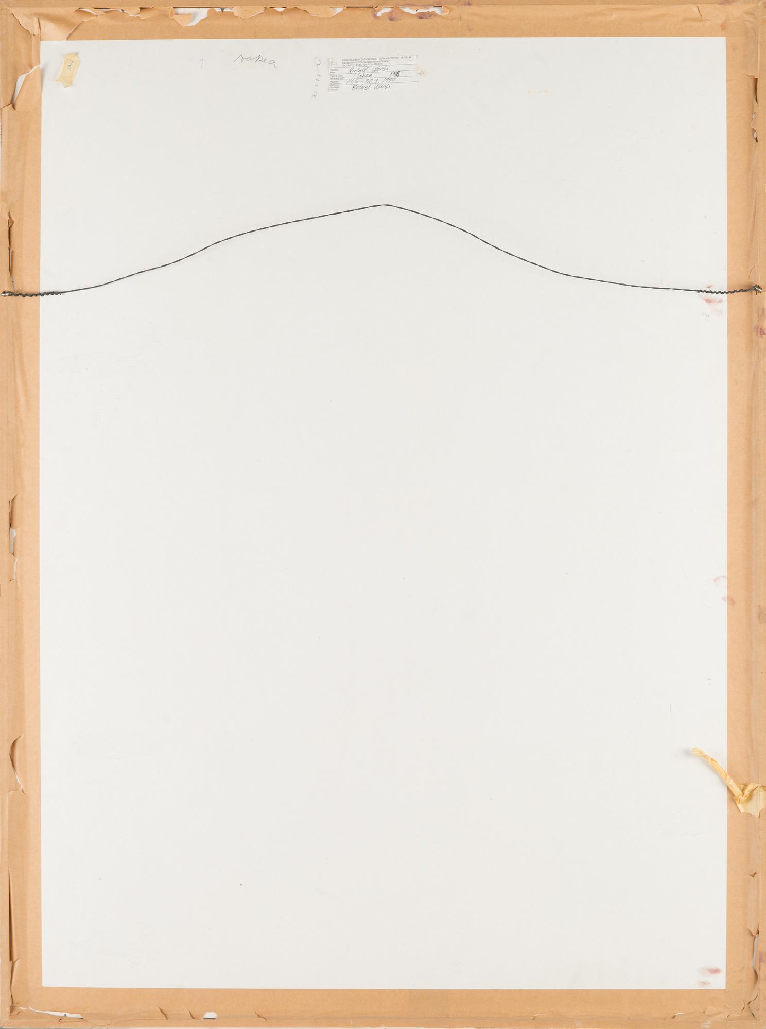 Rafael Wardi, pastel, signed.