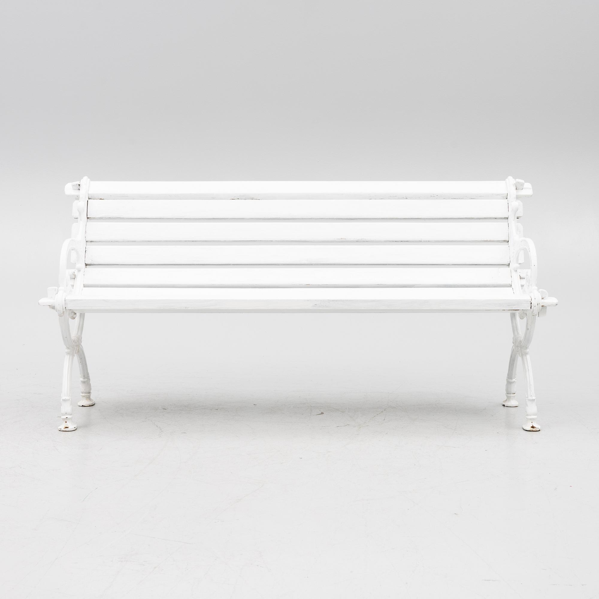 Trädgårdssoffa, Näfveqvarns Bruk, tidigt 1900-tal.