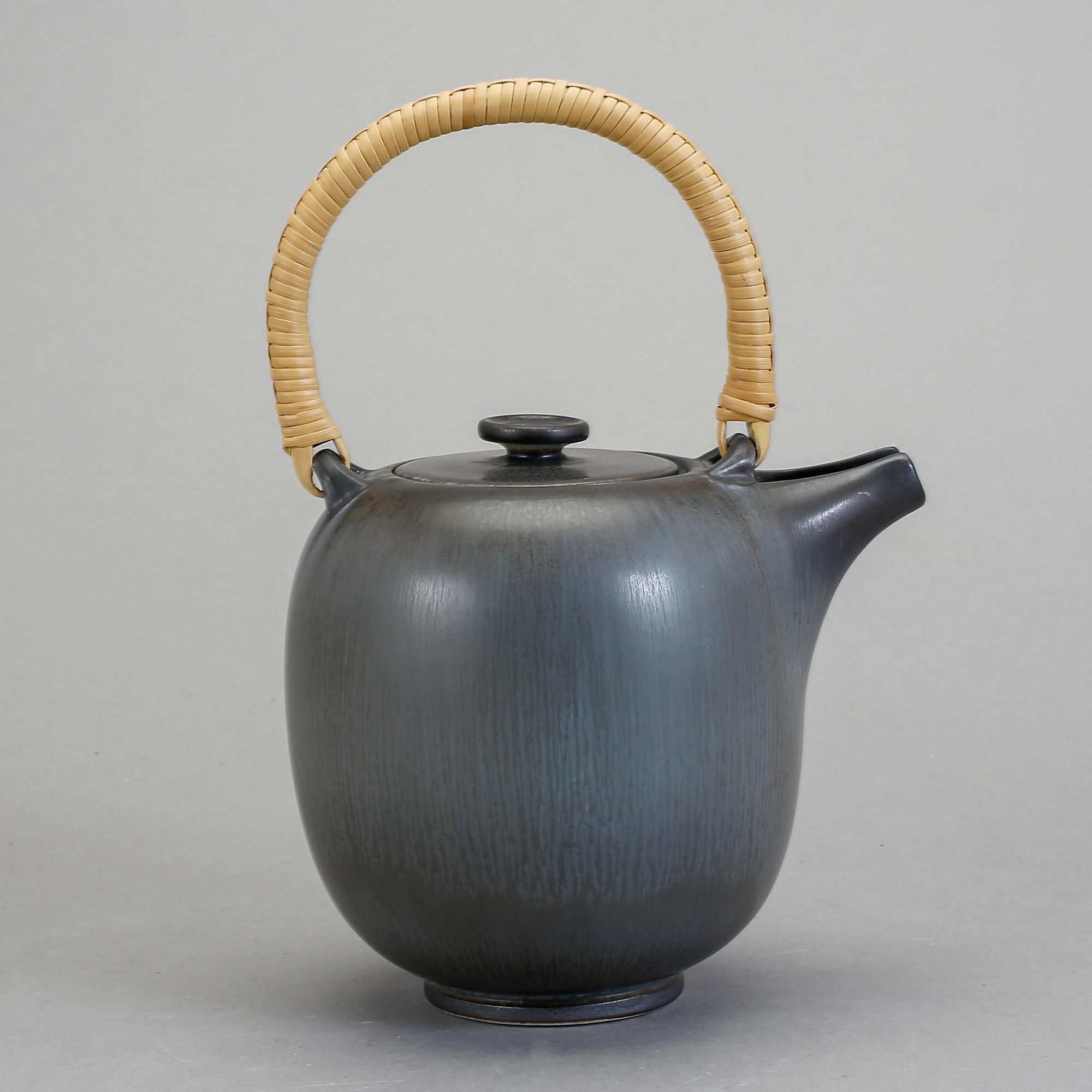 TEKANNA, stengods. Berndt Friberg, Gustavsberg studio, 1960-tal.