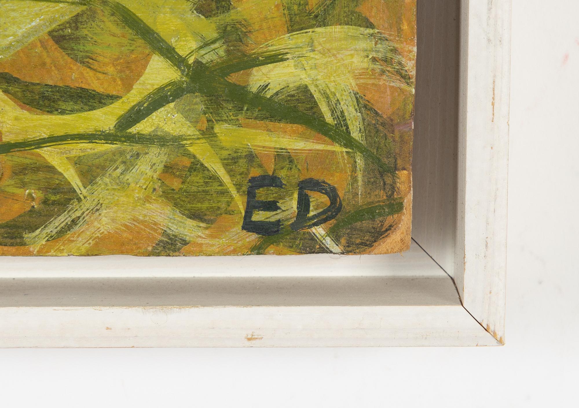 Eva Dahlin, oil on panel, signed.