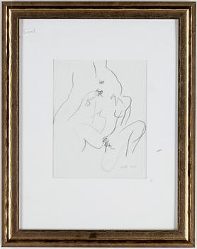 Peter Dahl · PETER DAHL, blyertsteckning, signerad