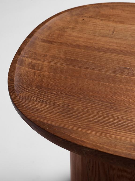 Axel Einar Hjorth, a stained pine 'Utö' table, Nordiska Kompaniet, Sweden 1930s.