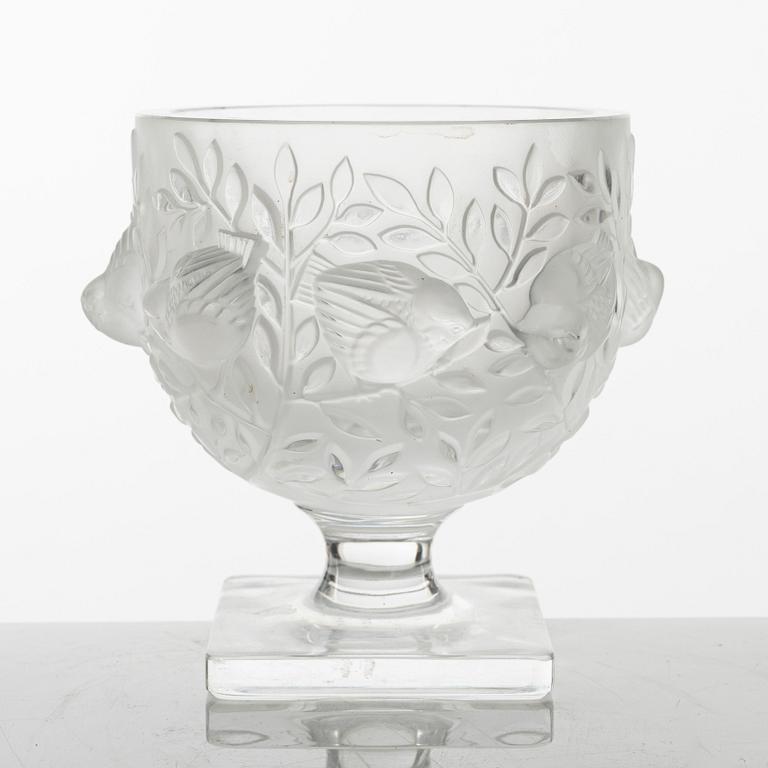 Marc Lalique, footed bowl, "Elisabeth", Lalique, France.
