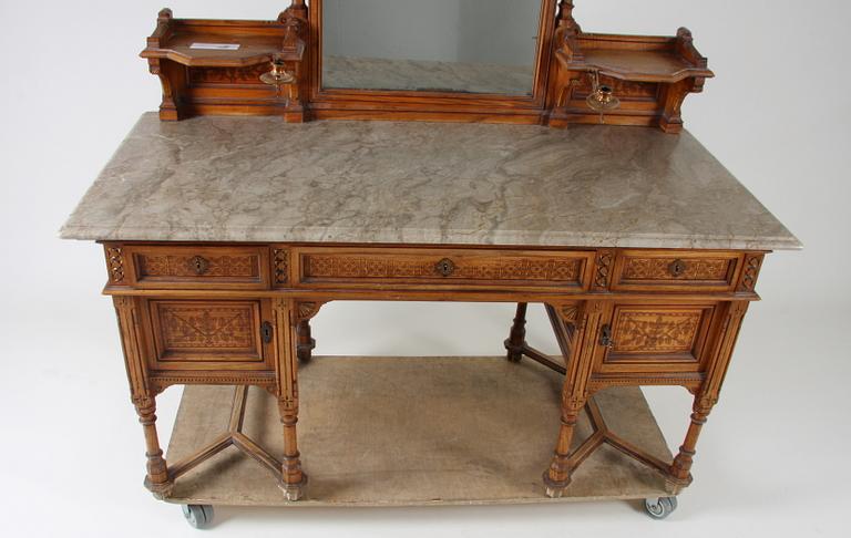 TOILETTEBORD, Tyskland, 1800-talets slut.