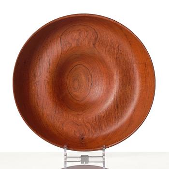 Finn Juhl, a teak bowl, Kay Bojesen, Denmark.