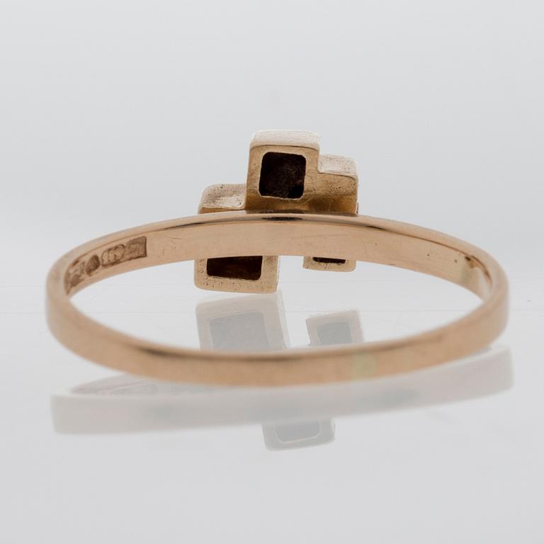 SORMUS, 14K kultaa. Björn Weckström, Lapponia 1971.