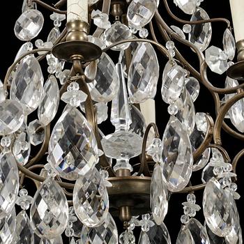 LJUSKRONA, barockstil, 1900-talets första hälft, höjd 75cm.