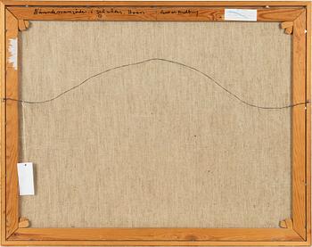 Gustav Rudberg, "Nämndemansgårde i gråväder, Hoen".