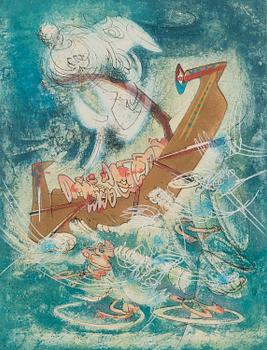 ROBERTO MATTA, etsning, signerad och numrerad 63/200.