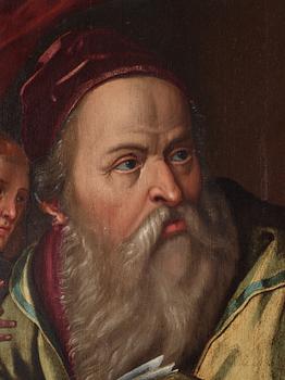 Flamländsk/Spansk skola, tidigt 1600-tal, St Matteus och Ängeln.
