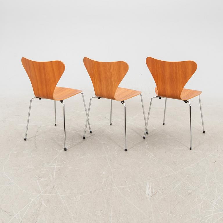 Arne Jacobsen, stolar 6 st, "Sjuan", Fritz Hansen, Danmark 2020.