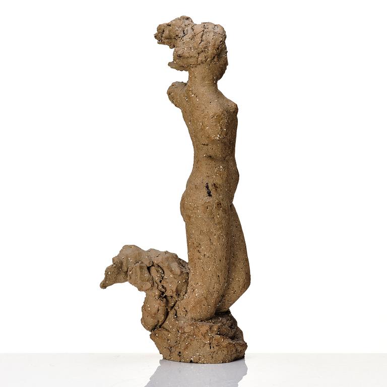 Mari Simmulson, sannolikt, skulpturer, skisser, 2 st, Gustavsberg, 1940-tal.