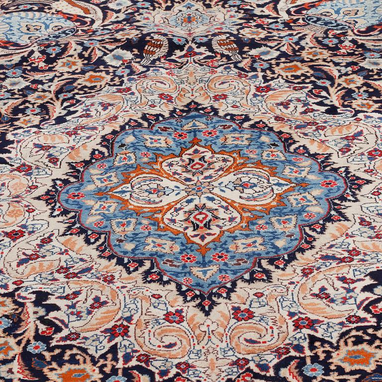 A KASHMAR RUG, 392 x 297 cm.