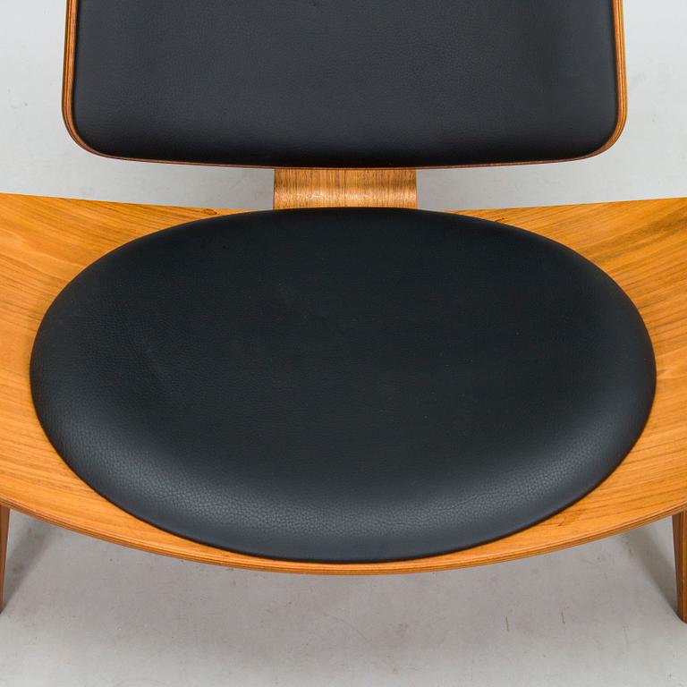 Hans J Wegner, a 'CH 07' lounge chair, Carl Hansen & Son, Denmark.