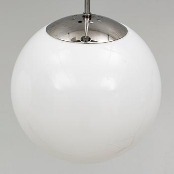 A pair of 'Funkis Globe pendant' ceiling lamps, Konsthantverk.