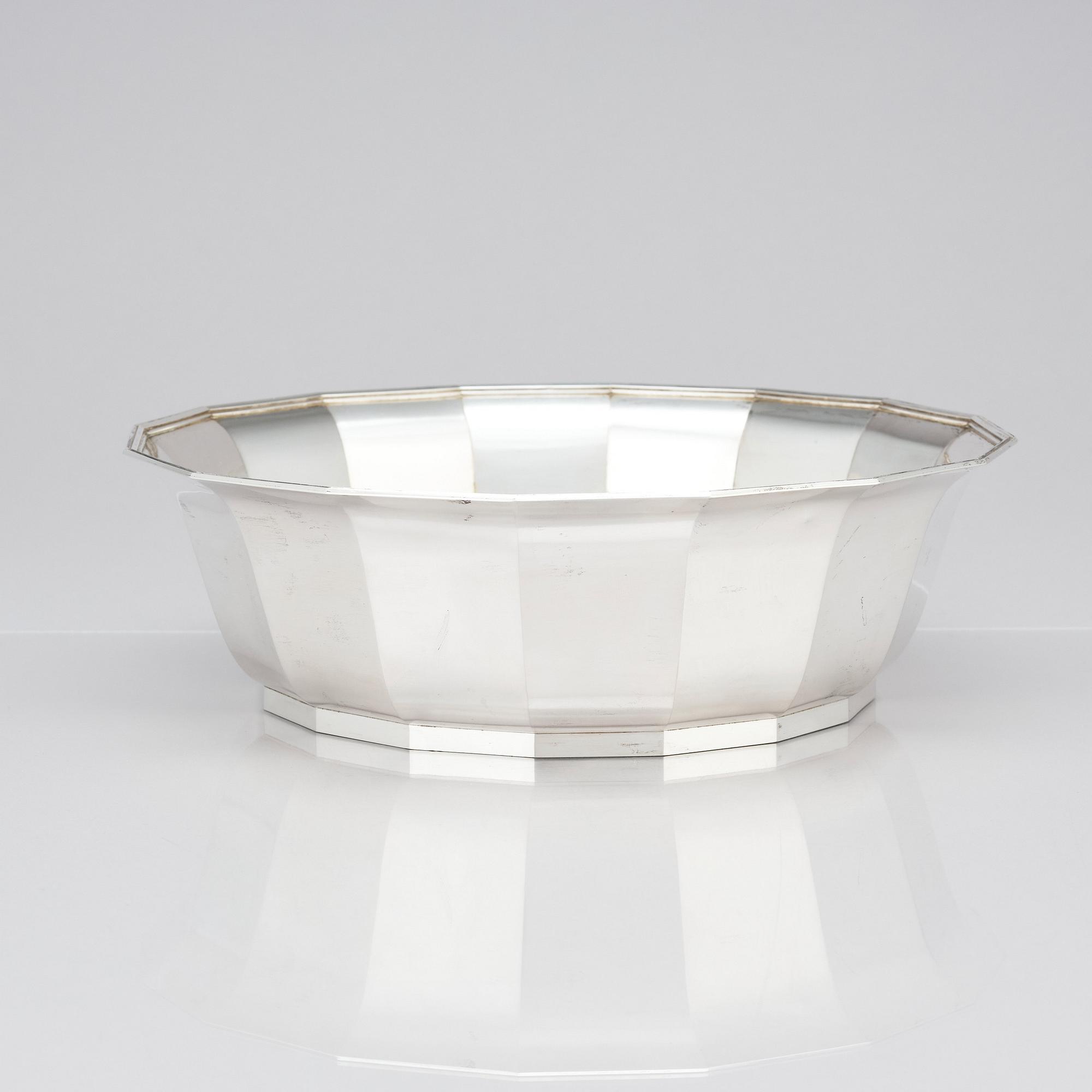 Wiwen Nilsson, a sterling silver bowl, Lund, Sweden 1964.