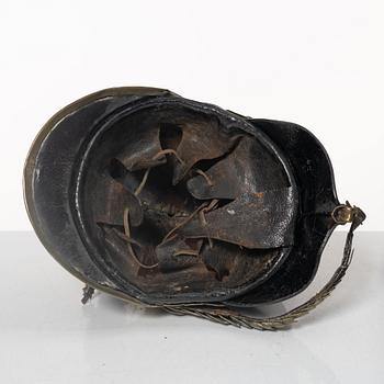 Hjälm, svensk, m/1846 för dragoner.