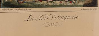 Gustafva Biörklund, "La Fête Villageoise".